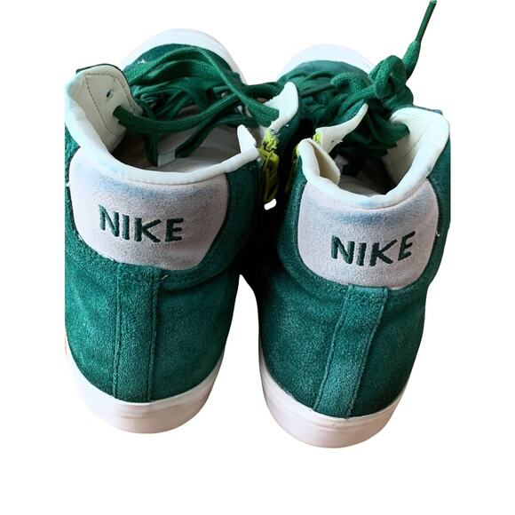 Nike Blazer Mid AB Green Suede Mid 473442-300 Vintage 2011 Size 10.5 Shoes - Picture 2 of 9